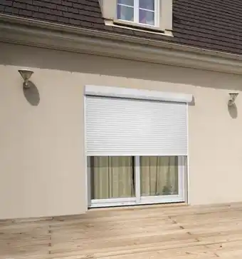 Brico Dépôt Volet roulant aluminium motorisé blanc h. 215 x l. 180 cm offre