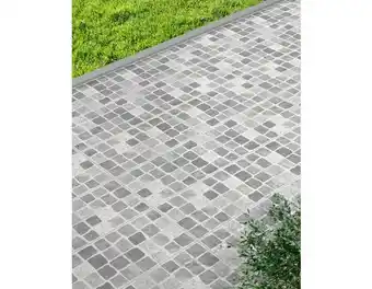Brico Dépôt Carrelage de sol extérieur pavé gris - l.30 x l.61 cm offre