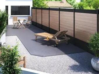 Brico Dépôt Blooma lame de clôture pin neva - l. 1,80 m x 14,5 cm x ép 21 mm offre