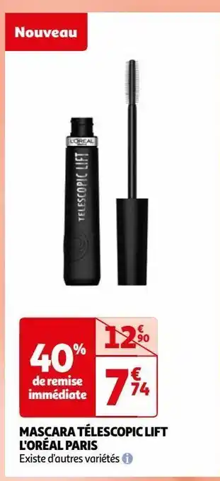 Auchan Supermarché Mascara télescopic lift l'oréal paris offre
