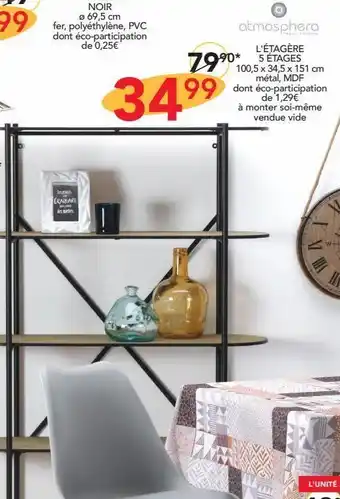 Stokomani L´étagère 5 etages offre