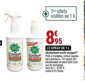 Gamm vert Desherbant multi-usages offre