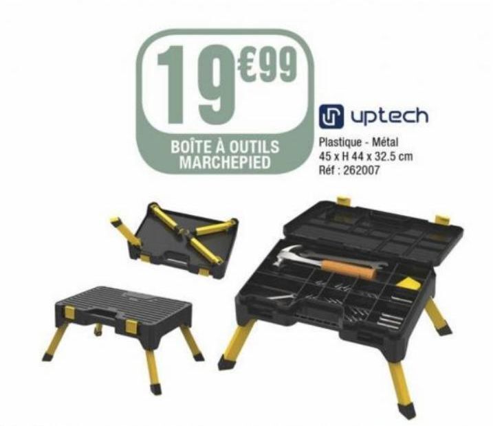 Promo Boîte a outils marchepied chez La Foir'Fouille