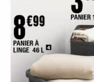 La Foir'Fouille Panier a linge 46l offre