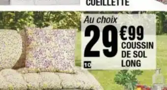 La Foir'Fouille Coussin de sol long offre