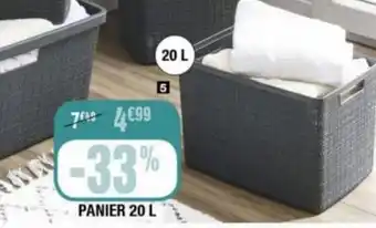 La Foir'Fouille Panier 20l offre