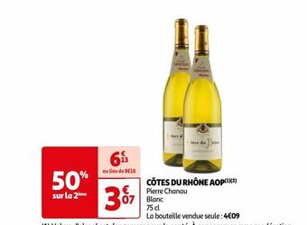 Auchan Côtes du rhône aop offre