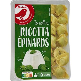 Auchan Tortellini ricotta épinards auchan offre