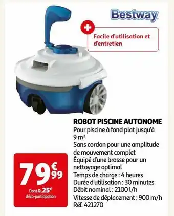 Auchan Robot piscine autonome offre