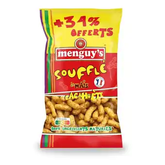 Auchan Soufflé de mais cacahuète menguy's offre