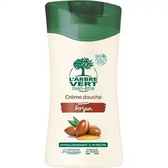 Auchan Crème de douche à l'argan l'arbre vert offre