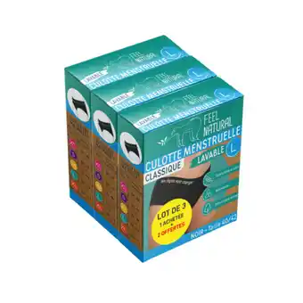Auchan Culotte menstruelle feel natural offre