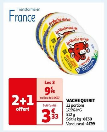Auchan Vache qui rit offre