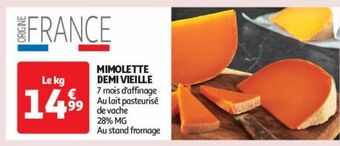 Mimolette demi vieille