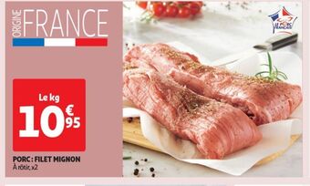 Porc : filet mignon