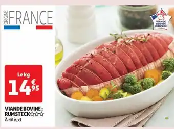 Auchan Supermarché Viande bovine : rumsteck offre