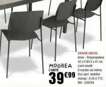 La Foir'Fouille MOOREA CHAISE ARCOS offre