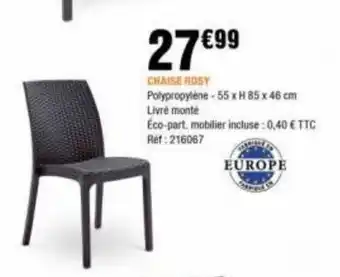 La Foir'Fouille CHAISE ROSY offre