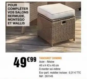 La Foir'Fouille TABOURET DOMINO offre