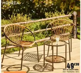 MOOREA BOUT DE CANAPĂ TANDIL