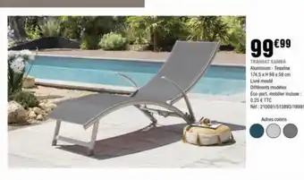 La Foir'Fouille TRANSAT SAMBA Aluminium-Texaline offre