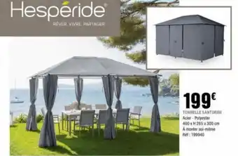 La Foir'Fouille TONNELLE SANTORINI Acier -Polyester offre