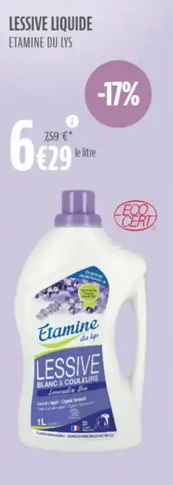 La Vie Claire LESSIVE LIQUIDE offre