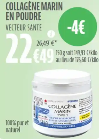 La Vie Claire COLLAGÈNE MARIN EN POUDRE offre