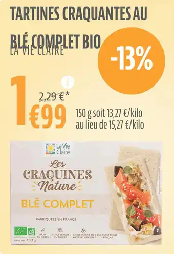 TARTINES CRAQUANTES AU