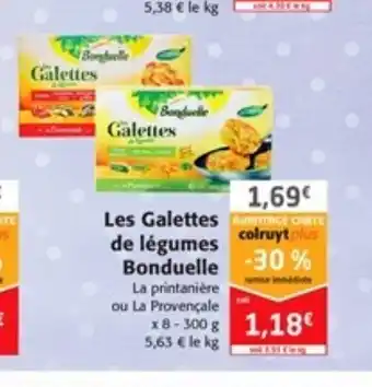 Les Galettes de légumes Bonduelle