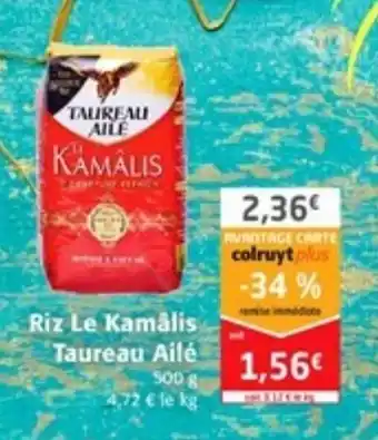 Colruyt Riz Le Kamâlis Taureau AIlé offre