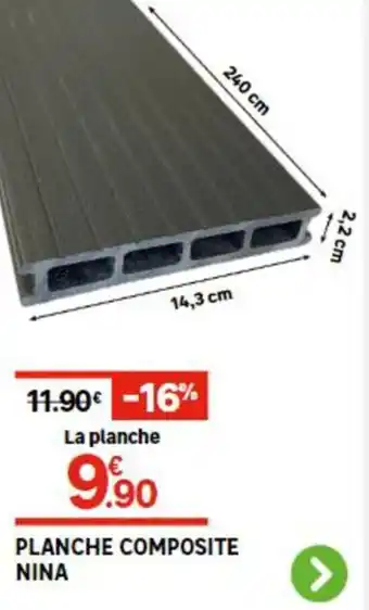 PLANCHE COMPOSITE