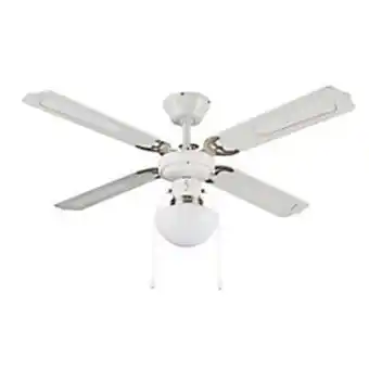 Castorama Ventilateur de plafond colours lari blanc 1 x e27 ø107 cm offre