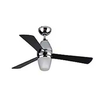 Castorama Ventilateur de plafond colours shek télécommande chrome 1 x e27 ø112 cm offre