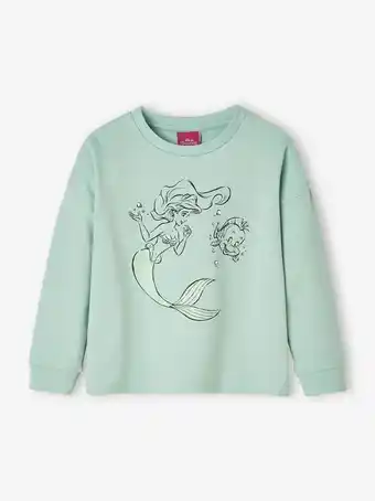Vertbaudet Sweat fille disney? la petite sirene - bleu glacier offre
