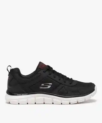 Baskets homme running unies à lacets – skechers