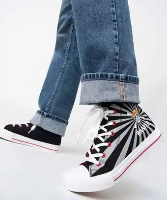 Gémo Baskets homme semi-montantes en toile – one piece offre