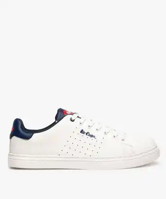 Gémo Baskets homme tige basse unie à lacets – lee cooper smart dessus matière synthétique lisse offre