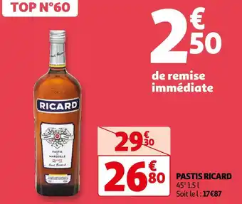 Auchan Ricard pastis offre