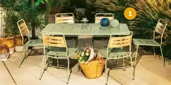 Auchan Gardenstar salon de jardin 6 personnes offre