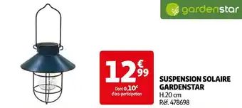 Auchan Gardenstar suspension solaire offre