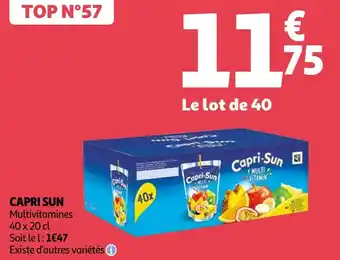Auchan Capri sun capri sun offre