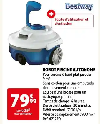 Auchan Bestway robot piscine autonome offre