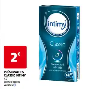 Auchan Intimy préservatifs classic offre