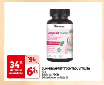 Auchan Vitavea gummies appétit’control offre