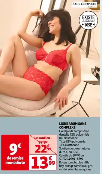 Auchan Sans complexe ligne arum offre