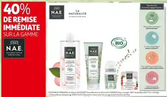 40% de remise immédiate sur la gamme nae
