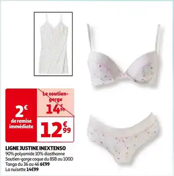 Auchan Inextenso ligne justine offre