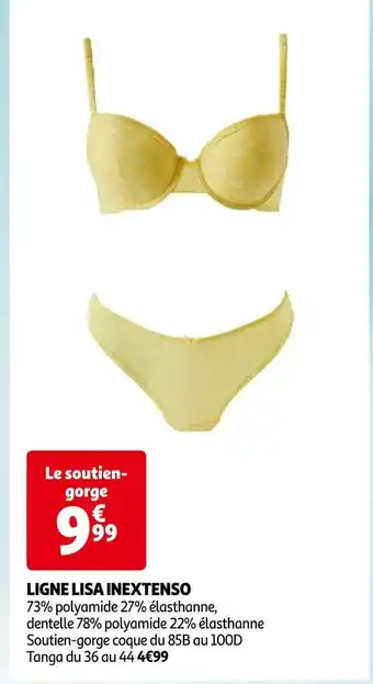 Auchan Inextenso ligne lisa offre