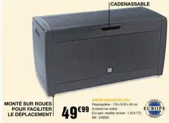 La Foir'Fouille COFFRE À ROULETTES 310 L offre